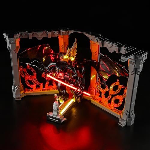YEABRICKS LED Light Kit for Lego LOTR Balrog Book Nook 10367 - style: Only Light Balrog Book Nook