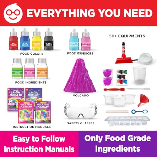 Doctor Jupiter Girls’ First Science Gift Set for Ages 4+, Birthday Gift - style: Girls' Amazing Science Gift Set: 4+