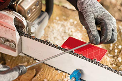 PFERD Chainsaw File Set, Round – 13/64" Diameter x 8" Length | Premium Spiral Cut Files for Fast Manual Chainsaw Sharpening | 6-Pack – Part 17077 - size: 13/64"