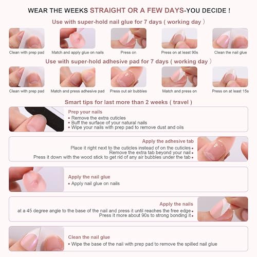 24Pcs Press on Nails Almond Medium Fake Nails with Gold Designs False Nails Whhite Glitter Stick on Nail Black Sparkly Glue on Nails Cute Full Cover Artificial Nail for Women - color: Style03