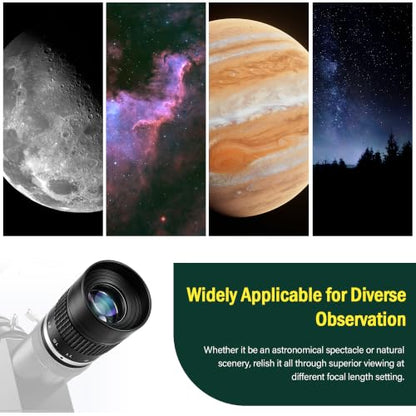 Astromania Zoom Eyepiece, FMC Zoom 7 to 21mm Telescope Eyepiece 1.25 Inch - size: 7-21mm