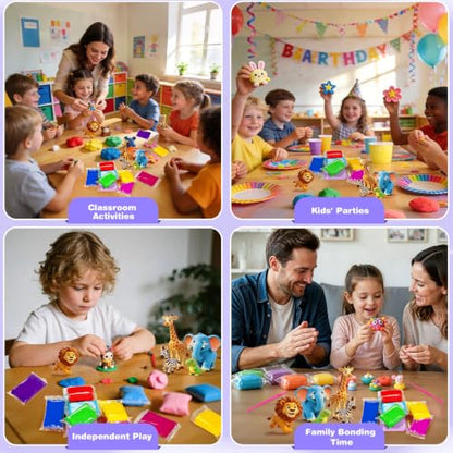 EDIFON Air Dry Clay, 36 Colors Foam Magic Modeling Clay for Kids DIY Crafts - color: 36 colors