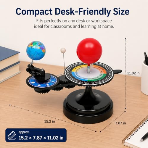 Sun Earth Moon Orbit Model Kit for Classroom Astronomy -Globe