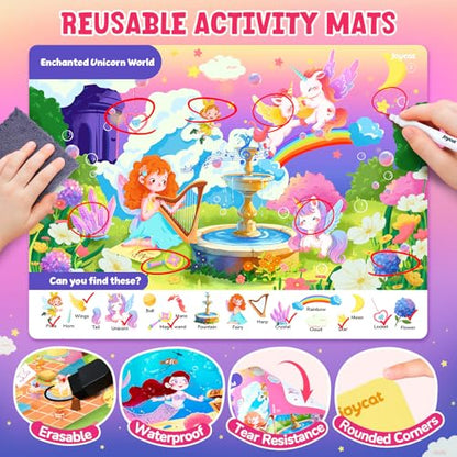 JoyCat Search & Find Activity Books, Educational Toy for Girls Ages 3-6 - style: Girl Themes