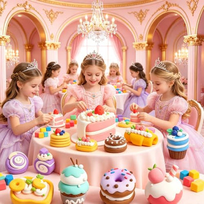 Both idea Air Dry Clay Dry Clay Kit Air Clay Kit & Clay Kits for Kids with Air Dry Clay Tools, Dry Air Clay Craft Cake Dessert Ideal Kid Craft School Party Classroom Birthday Party Gifts - style: Baking Magician