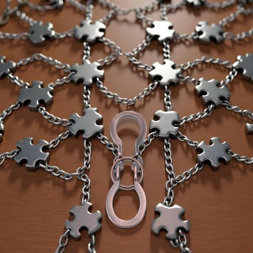 Puzzle Ring Brain Teaser Puzzles - Metal Horseshoe Cast Puzzle Game Unlock Interlock Puzzles Box Mind IQ Logic Test Disentanglement Games for Adults Office Supplies