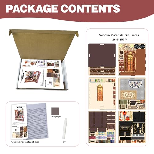 3D Miniature House Kit DIY Micro Music Dollhouse