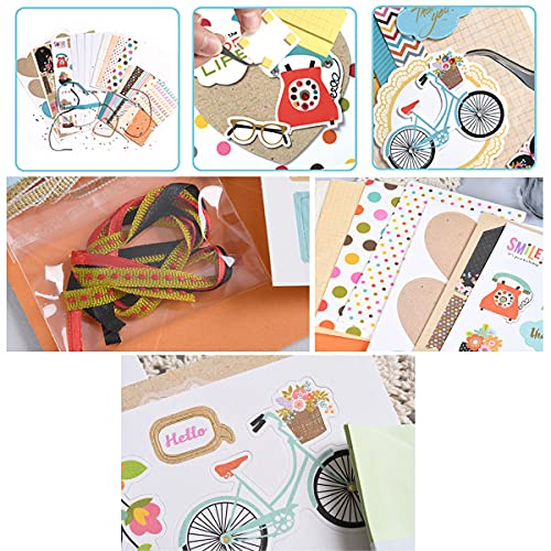 Huralona Greeting Card Making Supplies Envelope Kit Gift Anniversary Craft - color: Green