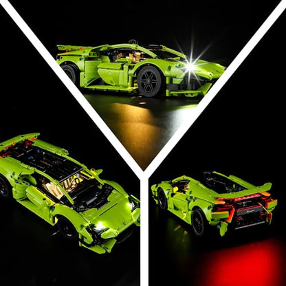 LED Light Kit for Lego Huracán Tecnica 42161 Building Set, Compatible with Lego 42161 Building Blocks Model(Not Include Blocks Set) - style: 42161