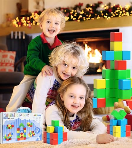 Magnetic Blocks for Kids Ages 1-3, Large Magnet Toys Toddler Building - style: 36PCS (1.34in)