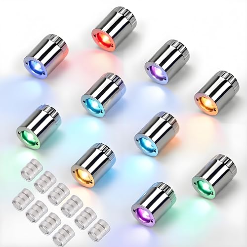 Mini Led Lights 10pc Small Led Lights Battery Powered Colorful Strobe - color: Multicolored