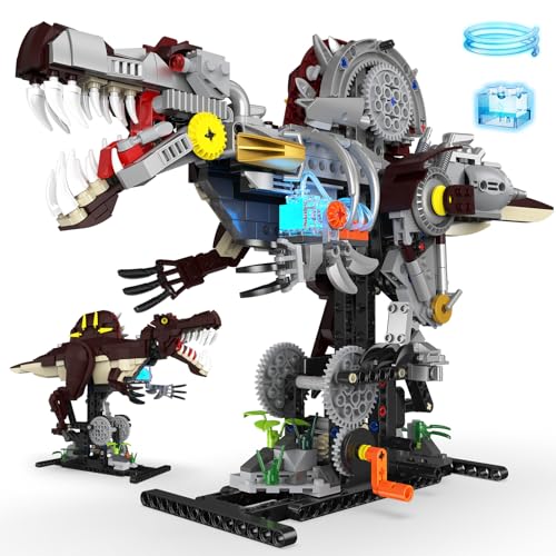 Mechanical Spinosaurus Dinosaur Building Set with Lights for Boys - color: Spinosaurus