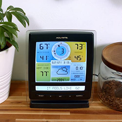 AcuRite Iris (01512MCB) Indoor/Outdoor Wireless Weather Station - color: Color Screen