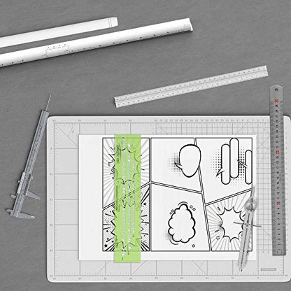 Pacific Arc Modern Bold Lettering Template Guide, with 1/8 to 1/4 Inch Letters - style: Modern Bold Lettering