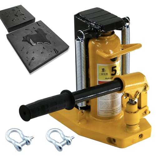 Hydraulic Toe Jack 5T/2.5T Manual Hydraulic Claw Jack 11000lbs/5500lbs Floor Jack with Rubber Pads - style: 5T