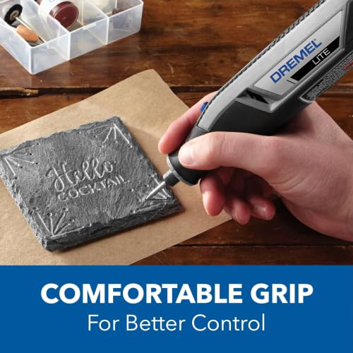 Dremel Lite 7760 N/10 4V Cordless Rotary Tool Kit with Variable Speed