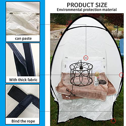 3.1x3.2x3.3ft Portable Spray Paint Booth Tent for Spray Painting Furniture - color: 3.1x3.2x3.3ft-Small