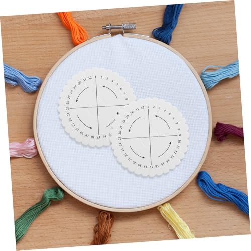 OSALADI 10pcs Round Weaving Disk Kit Slot Bracelet Braiding Tool for DIY Jewelry Making for Beginners Easy Operation Material