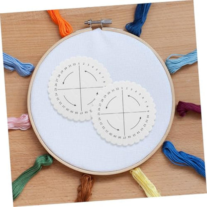 OSALADI 10pcs Round Weaving Disk Kit Slot Bracelet Braiding Tool for DIY Jewelry Making for Beginners Easy Operation Material