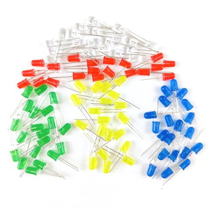 Gikfun 5mm LED Light Assorted Kit DIY LEDs for Arduino (Pack of 100pcs) EK8437