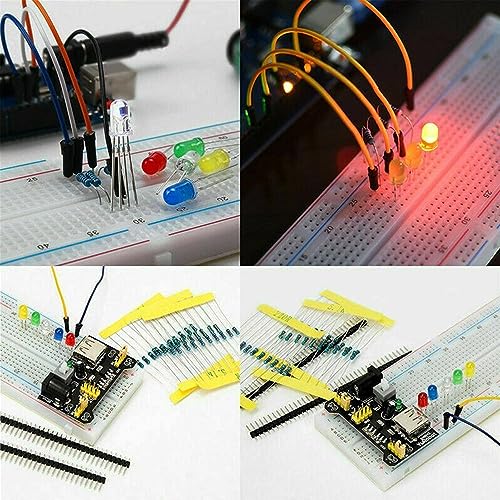 830pcsCapacitor Resistor Kit LED Diode 30 Values Resistance Capacitor Universal Transistor