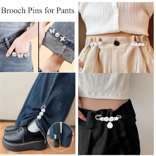 Junk Sock Charms Kit, Brooches and Pins for Women,Bag Charms Safety Pins - color: Silver