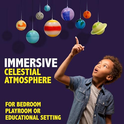 Great Explorations 3D Glow Solar System Ceiling Kit, STEM, Ages 5+