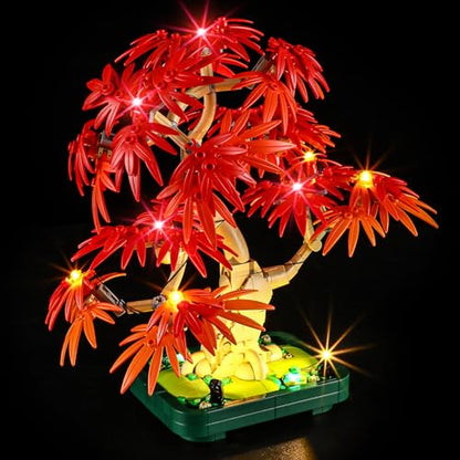 LIGHTAILING Light Compatible with Lego-10348 Japanese Red-Maple Bonsai-Tree - style: (Only Light) 10348 Japanese Red Maple Bonsai Tree