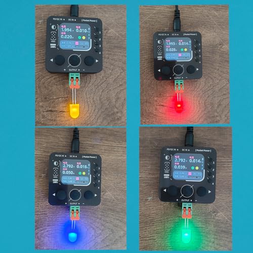 Gikfun 10mm LED Emitting Diodes Light Lamp Diffused F10 Round for Arduino, ESP32, Raspberry Pi, DIY Electronics Red/Yellow/Blue/Green (Pack of 20pcs) AE1258 - size: 20 Count (Pack of 1)