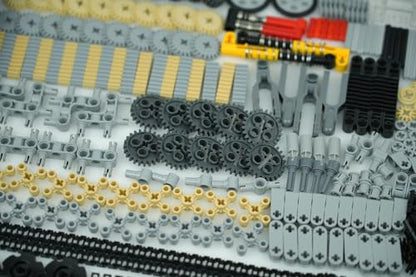 MALEKO Gears Axles Wheels Motor Kit,800+PCS Building Block Technical Parts - color: 800 Gear Set