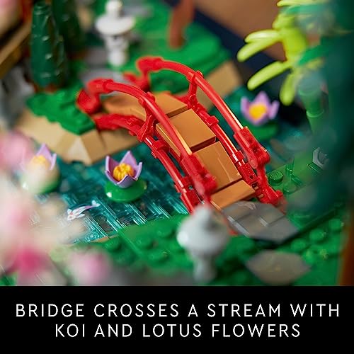 LEGO Icons Tranquil Garden Building Set - Detailed Japanese Zen Garden DIY Kit for Adults, Ages 18+ - Gift for Birthday - Building Block Set for Home Decor - 10315 - style: Standard Packaging