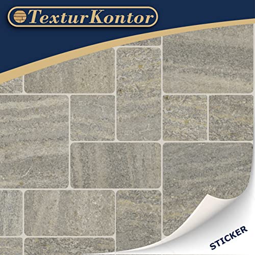 3 Sheets Self Adhesive Floor Tiles for Dollhouse 1:12 Scale (Mosaic Natural Stone) - style: Mosaic Natural Stone