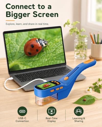Bug Catcher for Kids, Handheld Science Kit for Age 4-12 Years Old Boys - color: Blue