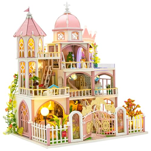 Spilay DIY Miniature House Kit for Adults, Miniature Dollhouse Building Kit - color: Windsor Castle
