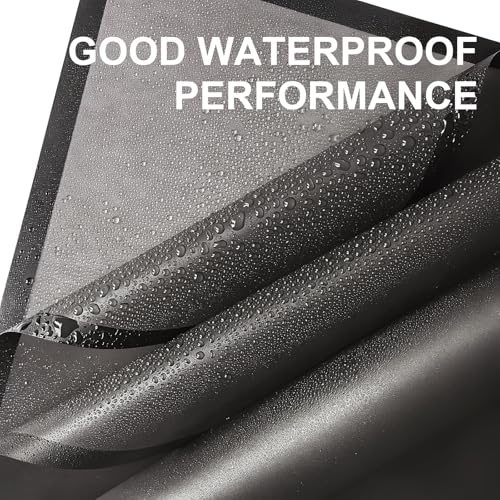 Duyasurs 20 Sheets Floral Wrapping Paper, Waterproof Bouquet Wrapping, 22.8x22.8IN, Florist Supplies Packaging Paper, DIY Gift Box, Wedding & Birthday Gifts, Translucent Black - color: Translucent Black