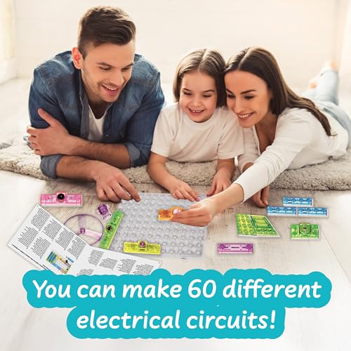 Science4you Circuit Board for Kids 8+ – DIY Electronics Kit for Kids, Circuit Maker + Coding, Electronic Toys and Games, Engineering Kit, Electricity Gift for Boys and Girls Age 8 9 10+ Year olds