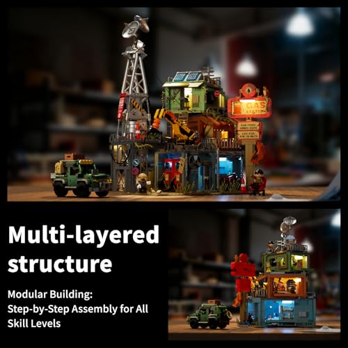 Doomsday Building Set, Modular Building Blocks Architecture Toy Model Kits