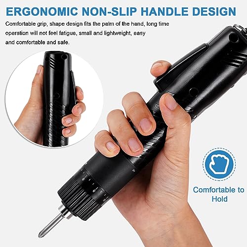 MXBAOHENG Electric Screwdriver Torque Adjustable 5mm Bit AC 110-220V - size: 101