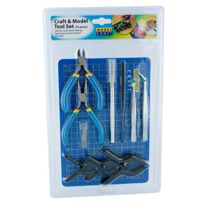 Modelcraft 15-Piece Craft and Model Tool Set