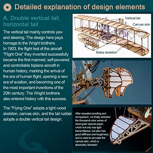 3D Wooden Puzzles for Adults, DIY Fantasy Spaceship Wooden Puzzle Model Building Kits, 420pcs 3D Puzzles Model Educational Brain Teaser DIY Crafts Kits Hobby Gifts Home Decor
