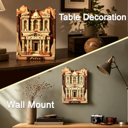 JAKI Petra Architecture Building Set for Adults, Ancient Landmark Model Kit