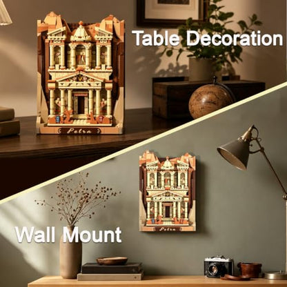 JAKI Petra Architecture Building Set for Adults, Ancient Landmark Model Kit