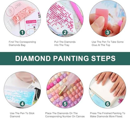 Cactus Diamond Art Kits for Adults, Diamond Painting Kits for Beginners - color: Cactus