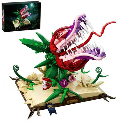 Ancient Magic Book & Cannibal Flower Building Block Set - color: Magic Book