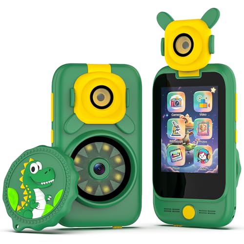 Microscope for Kids, 2-in-1 Kids Camera & Wonder Quest Microscope, Handheld Digital Toy with 2.8" Touchscreen, STEM Educational Pocket Microscope for Boys Girls Ages 3-12 (Green) - color: Green