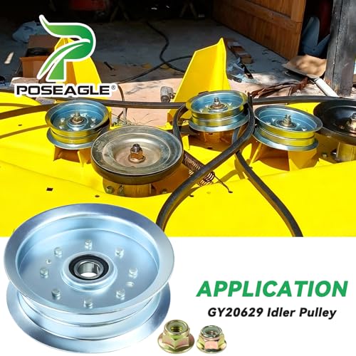 756-05034A GY20629 Idler Pulley for John Deere 42" 48" D140 Deck - size: 1xGY20629 756-05034