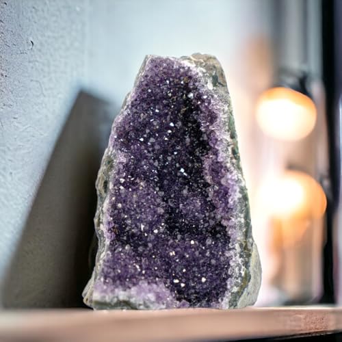 10 to 12.5 Lb Amethyst Crystal Geode From Uruguay – 9.5" to 11" Height, Natural Large Amethyst Cluster Rock – Crystals and Healing Stones - style: 10 lb to 12.5 lb