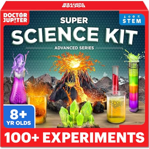 Doctor Jupiter Super Science Experiments Kit for Kids Ages 8+ - style: Super Science Kit: 8+