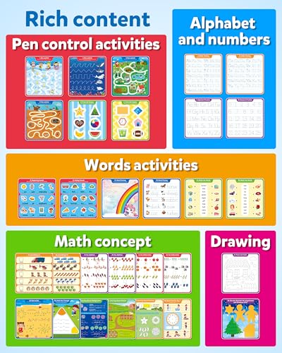 Coogam Handwriting Hundred Board, Wooden Montessori Math Manipulative