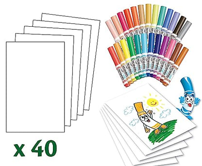 Crayola Pip-Squeaks Washable Markers 65ct, Coloring Art Supplies for Kids - style: Pip Squeak Markers